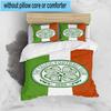 3pcs Cel-tic Football Club Crest Printed Bedding Set Duvet Cover Closure Includes 1 Duvet Cover & 2 Pillowcases Bedding Sets Home Decor Gifts