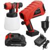 AC 220V 1000ML Electric Cordless Spray Guns 600W 18V High Power Home Electric Paint Sprayer With 3 Nozzle Easy Spraying Perfect for Beginner
