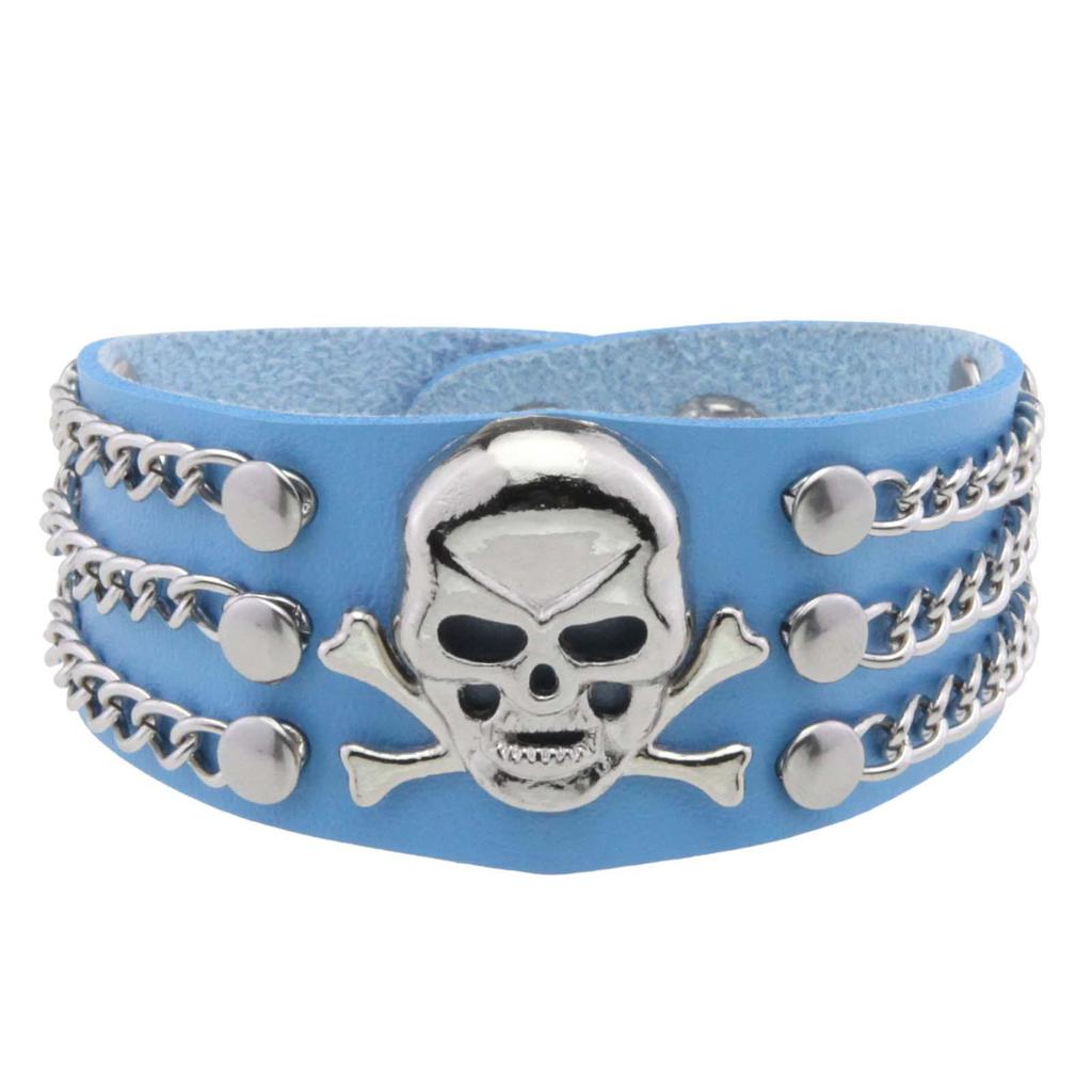 European & American Punk Skull Rivet Bracelet - Trendy Rock Nightclub Style