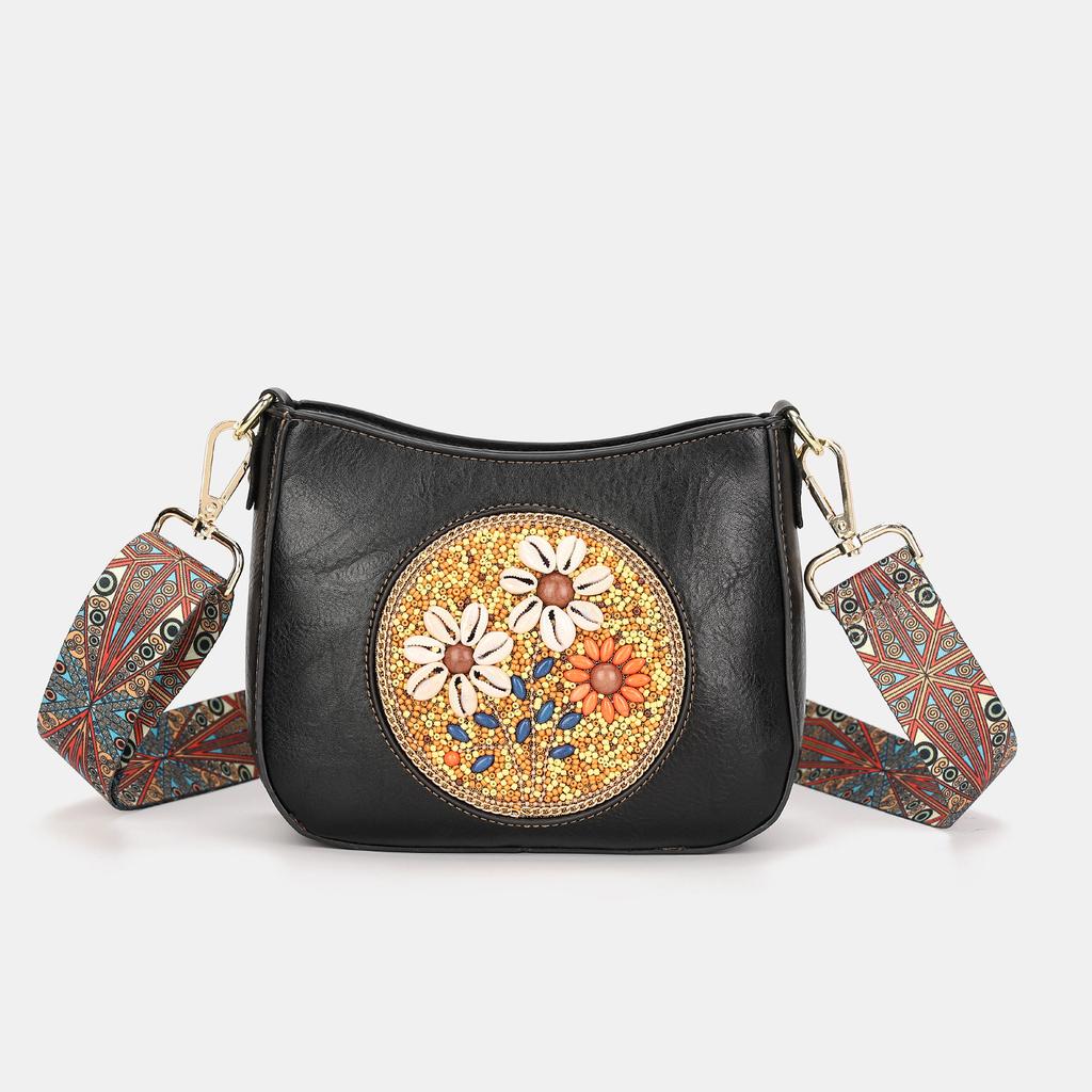 Nationalstil leichter Luxussinn weich langlebig modisch exquisit leicht Pendeln Outdoor Strand Umhängetasche