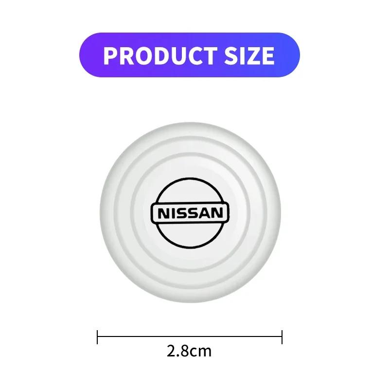 New Luminous Anti-collision Silicone Pad Car Door Closing Anti-shock Stickers For Nissan GTR Versa Almera X-Trail Xterra Qashqai