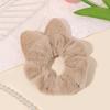 Cat Ear Furry Scrunchies For Girls Women High Elastic Soft Korean Style Hair Tie Ponytail Holder Rubber Band Hair Accessories