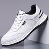 Fashion Men's Mesh Shoes Luxury Cowhide Hollow Out Leather Shoes Fashion Casual Sneaker for Men Breathable Running Shoes Tenis Masculino