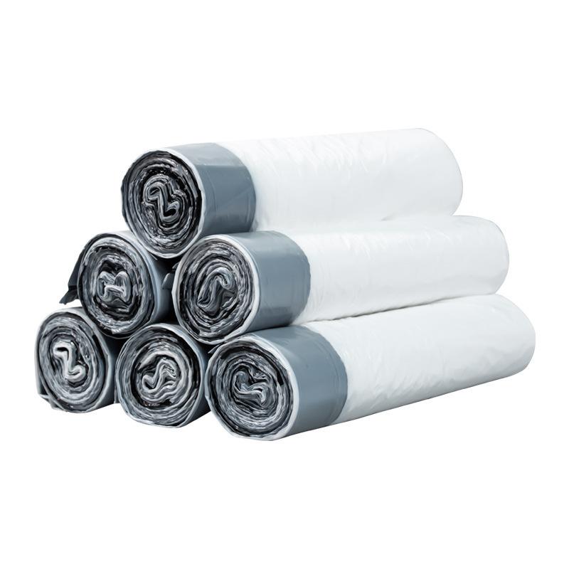 5 Rolls, 75pcs, Small Drawstring Trash Bags 15.14 L, Plastic Garbage Can Trash Can Liners 15-liter For Bathroom Restroom