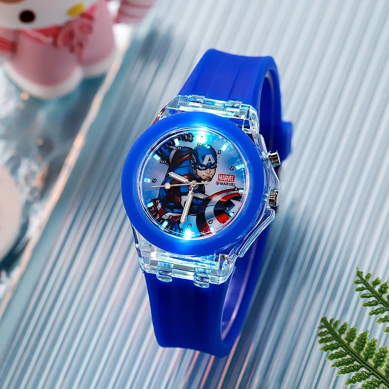 Summer Cartoon Children S Watch, Luminous Luminous Primary And Secondary School Student Watch, Silicone Quartz Watch