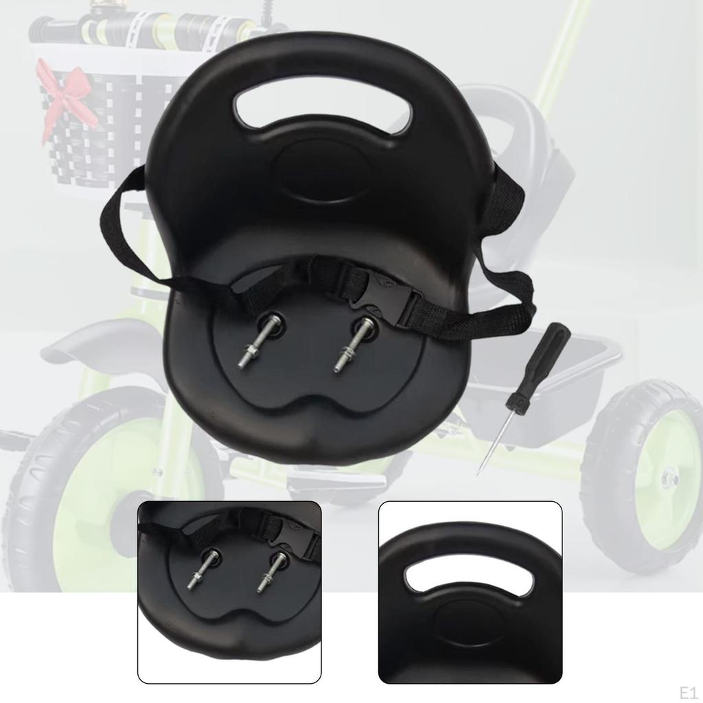 Kids Tricycle Seat Lightweight Comfortable High Back Fashion Backrest Saddle