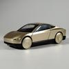 1/32 Tesla Cybercab Robotaxi Driverless Taxi Alloy Metal Diecast Model Car Miniauto Micro Vehicles Sound and Light Pull Back Birthday