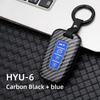 Carbon Car Remote Key Case Cover For Kia Cadenza K7 Carens Borrego Optima Picanto Morning Proceed Shuma Mohave Opirus 2009-2014