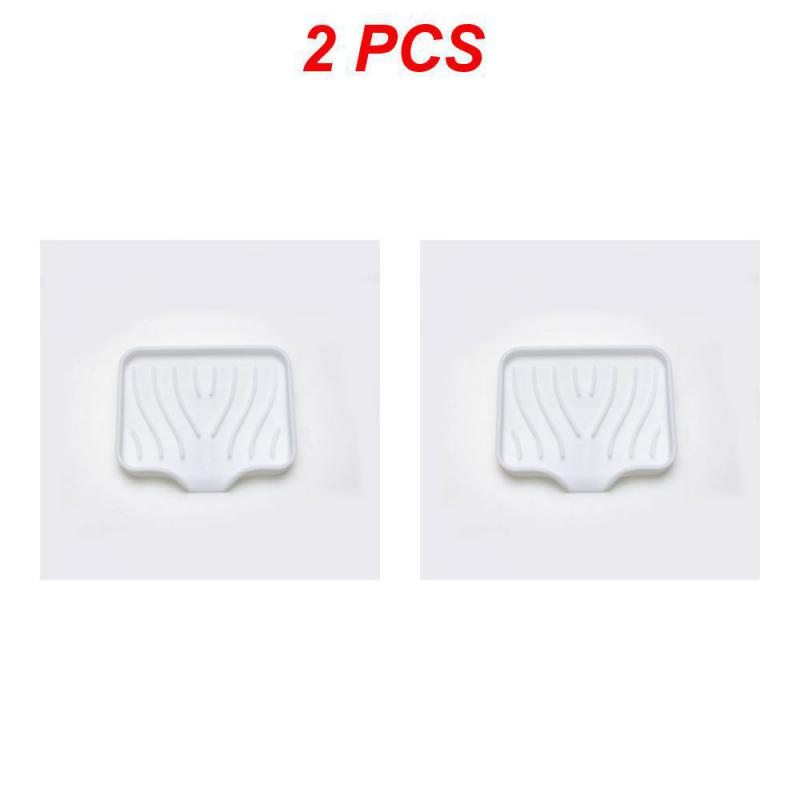 Silicone Faucet Mat Kitchen Sink Tray Soap Dispenser Sponge Drain Sink Drying Mat Countertop Storage Tray Soap Tray