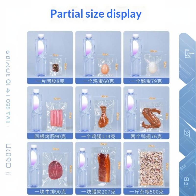 Vacuum Sealer Bags Rolls Eco Friendly Food Safe 500cm Cuttable for Sous Vide Cooking Home Food Storage