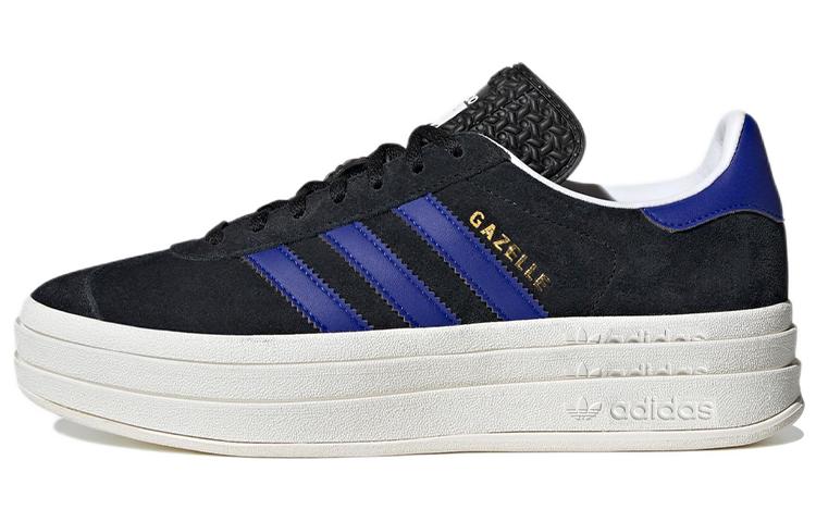 Gazelle Wmns Adidas Originals Bold  Black Lucid Blue  Women s HQ4408 36