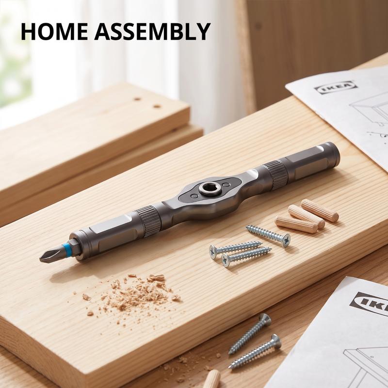 24 In 1 Multi-purpose Ratchet Wrench Screwdriver Set Magnetic S2 CRV Bits Modular Interchangeable Handle Portable Storage Box DIY Household Precision