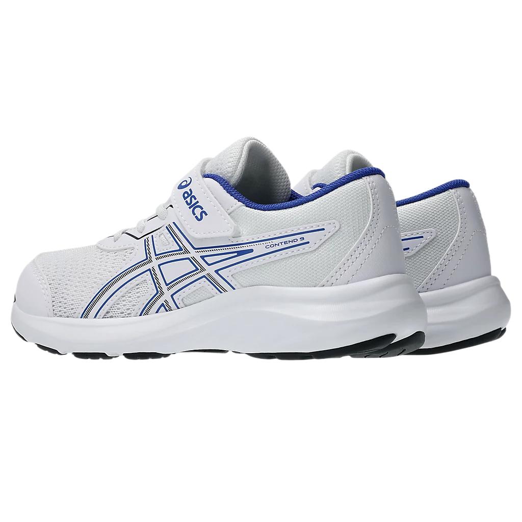 Asics Contend 9 Fashionable Simple Trendy Aesthetic Kids Running Shoes Kids Running Shoes White 1014A338-105