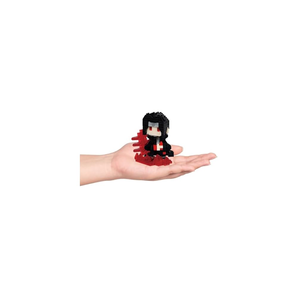 Kawada Nano Block Naruto Shippuden Itachi Uchiha Building Set 3x10.5x18cm for Ages 12 and Up