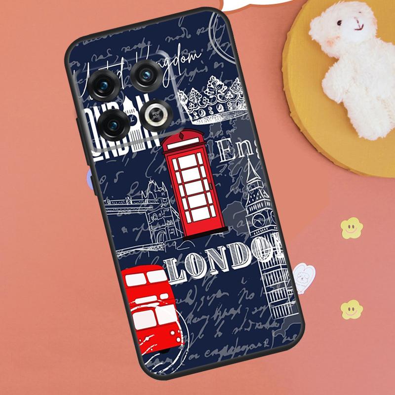 

Лондонский Автобус Англия Биг Бен Чехол Для OnePlus Nord CE 5 2 3 4 Lite N20 N30 OnePlus 15 13 12 11 10R 13R 12R 10T 13T Чехол OnePlus Nord CE 2