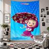 Wall TapestryMasha and the Bear Art Hanging Cloth Decorative Background Cover for Room Decoration