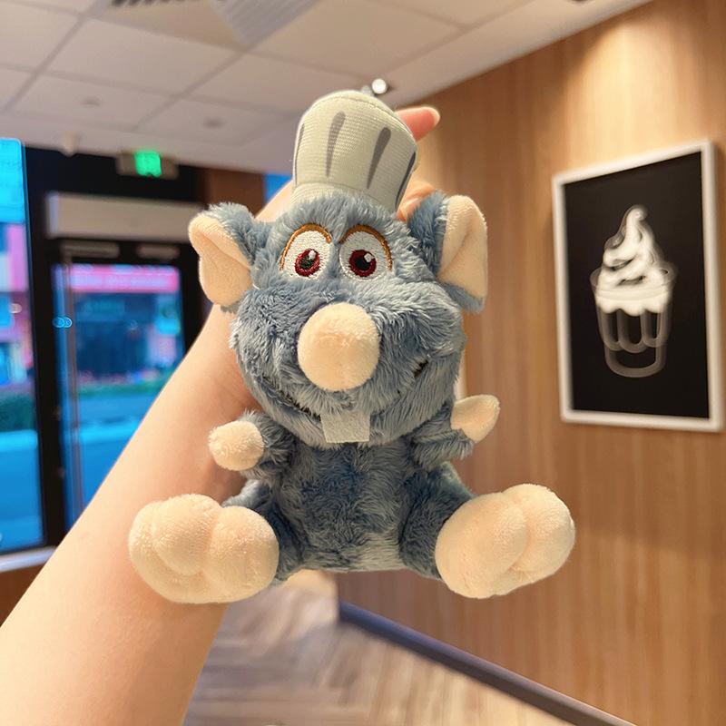 New Cute Cartoon Chef Mouse Plush Pendant Doll Animal Doll Gift Keychain Plush Toy Anime Peripheral