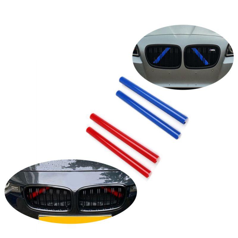 Car Front Grille Trim Strips Cover Frame Sticker For BMW F30 F31 F34 GT 320i 328i G30 G31 G01 G02 G05 F25 F26 F20 116i 118i 120i