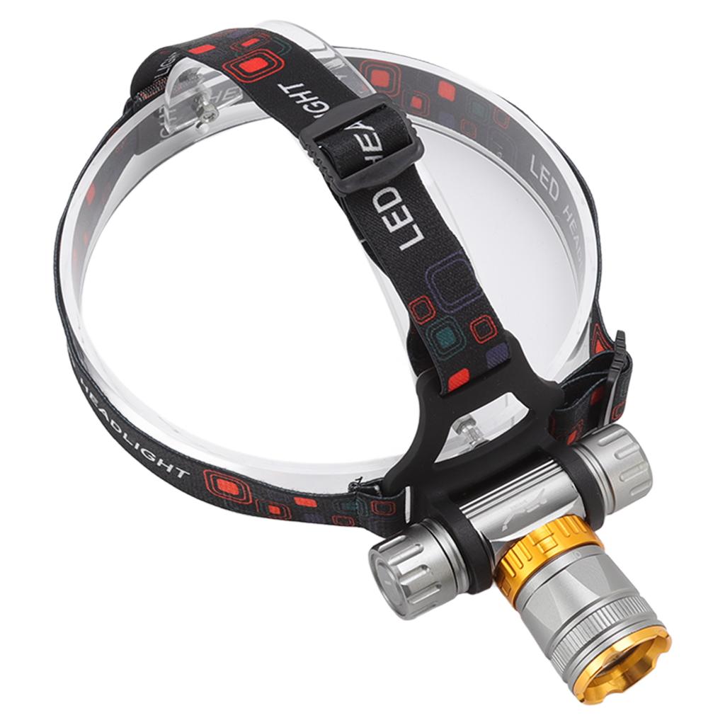 LED Diving Headlight Aluminum Alloy IPX8 Waterproof Super Bright 1500LM 5 Modes Light Weight LED Head Light for Swimming