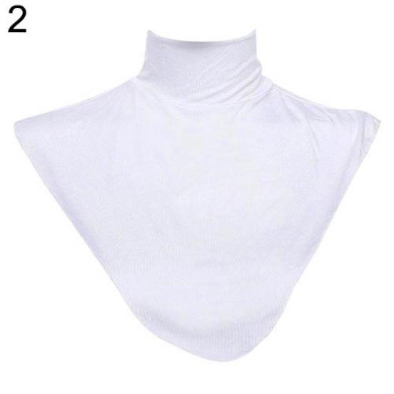 

Женский модальный хиджаб с накладным воротником, мусульманский исламский чистый цвет, шарф с петлей для шеи