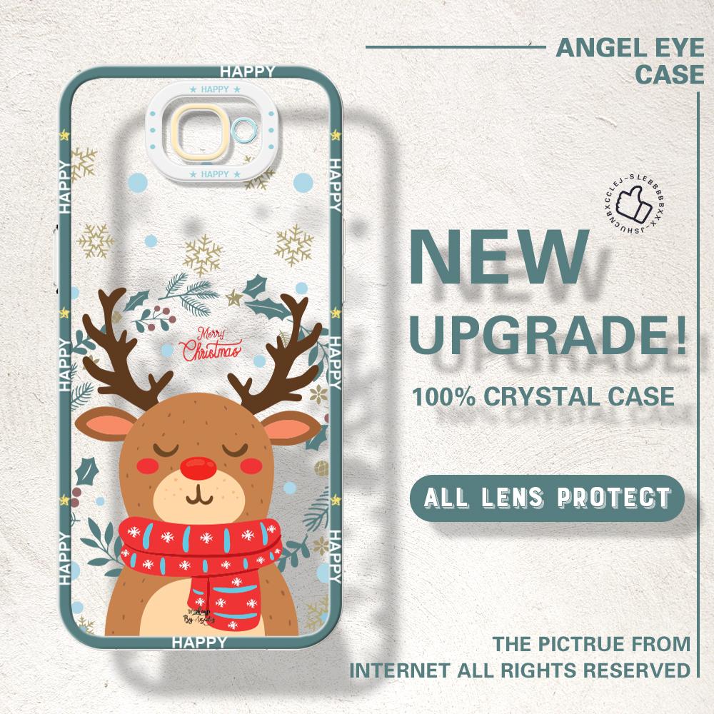 Støtsikkert tegneseriemalt mønster krystalltelefonveske Gjennomsiktig mykt heldeksel Kamerabeskyttelsesdeksel for IPhone Samsung Redmi OPPO Realme Vivo