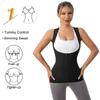 Xqqmxx 1Pcs Sauna Suit For Women Waist Trainer Sweat Vest With Zipper Shaper Tank Top Hot