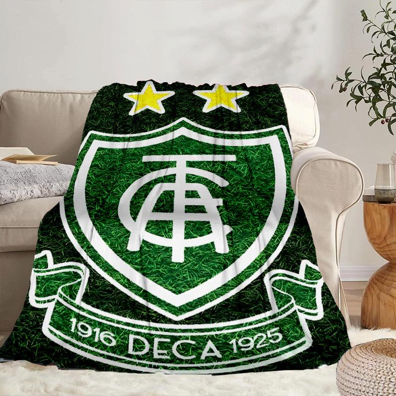 America Futebol Clube Portable Blanket/Soft Blanket Bedding Blanket Suitable for Travel Camping Living Rooms Offices Sofas Fan Gifts