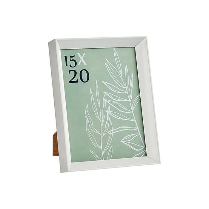 Cadre photo blanc - Gift Decor - Verre plastique - 6 pièces - 23x18x22 cm - Rectangulaire - Décoration intérieure