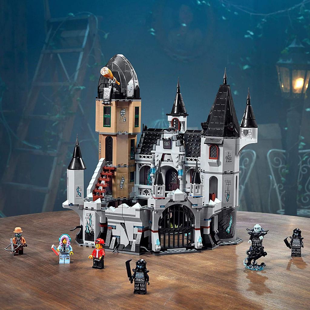 LEGO Hidden Side Mystery Castle 70437 AR Ghost Toy Ghost Hunting Toy with 2 Jack Parker Vaughn Nemar Reem Shadow Walker Minifigures App-Controlled