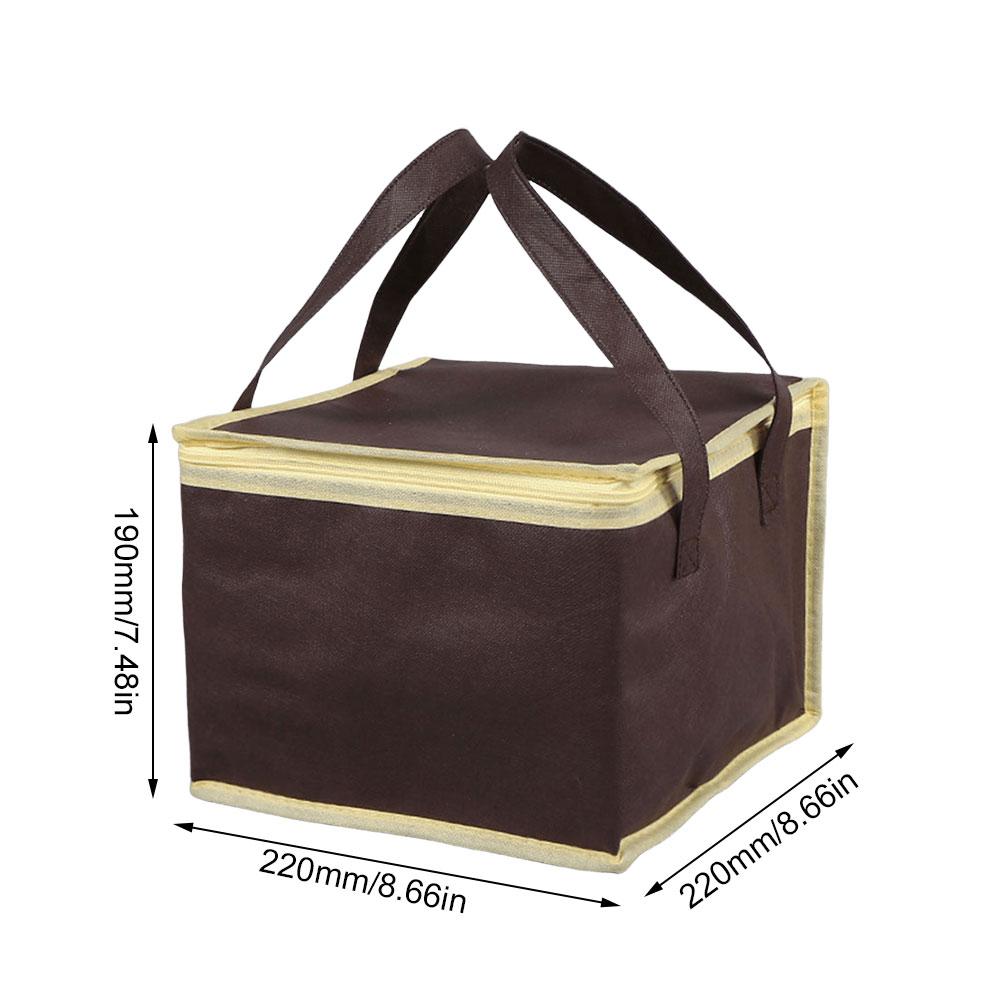 Opakovaně použitelná izolovaná taška na rozvoz jídla Jídlo Pizza Rozvoz Izolovaná taška Izolovaný termobox pro teplé a studené jídlo