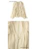 Summer 2026 European & American V-Neck Layered Ruffled Pleated Women's Shirt