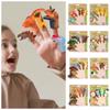 Educational Toy Mini Animal Hand Puppet Colorful Dinosaur Finger Puppet  Children