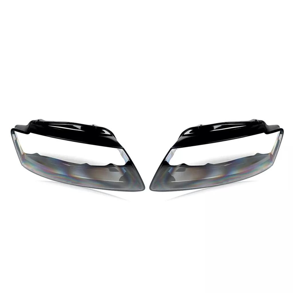 2PCS Headlight Headlamp Lens Cover Shell 8T0941029 8T0941030 For A5 S5 RS5 2008-2012