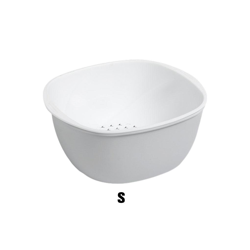 PP-Siebkorb in Lebensmittelqualität zum bequemen Waschen von Reis und Obst, Waschen von Gemüse und Waschen von Reis