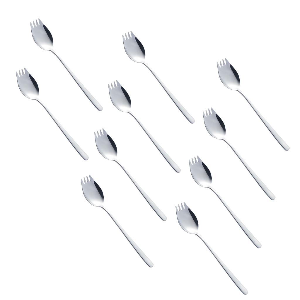 10 Spoon Combo Cutlery Utensils Outdoor Picnic Christmas Gift