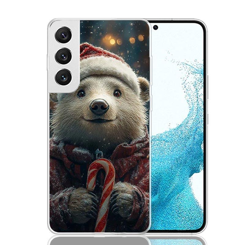 

Животное Коричневый Милый Медведь Чехол для Телефона Для Samsung Galaxy S26 S25 Edge S24 S23 FE S22 Ultra S21 Plus S20 + Fundas Чехол Coque Galaxy Samsung S20 Plus