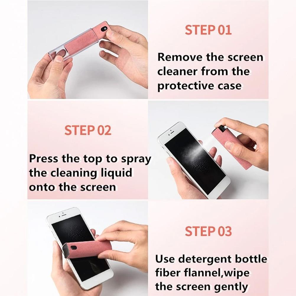 Touchscreen Mist Cleaner Screen Cleaner Laptop Screen Cleaner 3 In 1 Multifunctional Cleaner for