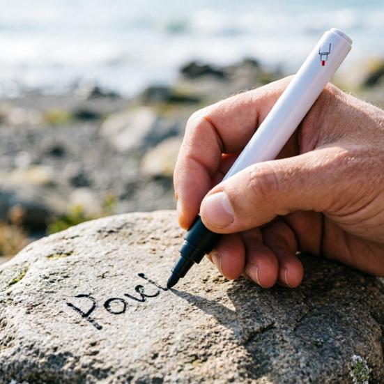 Opravná tužka na nápisy na náhrobky a pamětní nápisy Přesný hrot Pamětní renovační tužka Voděodolná Odolná vůči povětrnostním vlivům Rychleschnoucí Silná