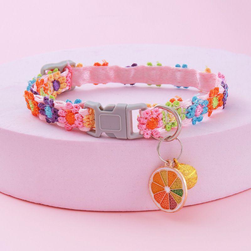 

Pet Supplies Colorful Bell Kitty Collar 1.0(20-30cm adjustment range) Colorful
