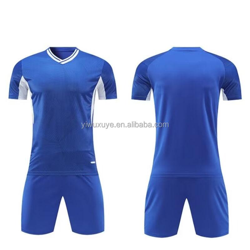 Cheap Custom Design College 15 Football Jersey Blank Soccer Shirt Adult Football Uniform Set Breathable 100% Polyester