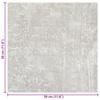 Self Adhesive Floor Planks 30.5 X 30.5 Cm 20 Pcs PVC Light Grey