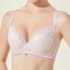 Women's Thin Bra for Large Breasts Sexy Lace Push-Up Bra Soft Underwire Anti-Sagging Bra