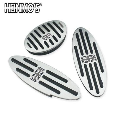 Foot Rest Pedal Sticker for Cooper One+S R50 R53 R55 R56 R60 R61 F55 F56 F54 F60 Countryman Clubman Accessories 2/3PCS