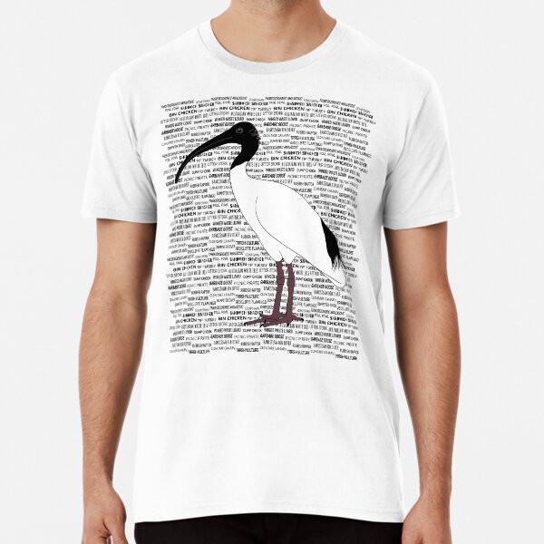 Bin Chicken Nicknames Premium T-Shirt S to 5XL Made in the AU/USA T-Shirt