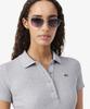 LACOSTE Women'S Slim Fit Rib Knit Polo Shirt Df5377-56G Cca