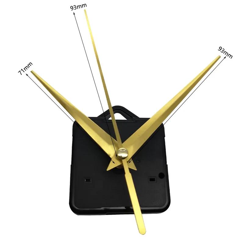 Hanging DIY Quartz Watch Silent Wall Clock Movement Quartz Repair Movement Clock Mechanism Parts with Needles 1 Set New