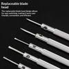 5Pcs Set 0.8-1.6Mm Steel Screwdriver For Watch Repairing Portable Watch Tools Band Removal With Mini Link Pins Watchmaker Tools