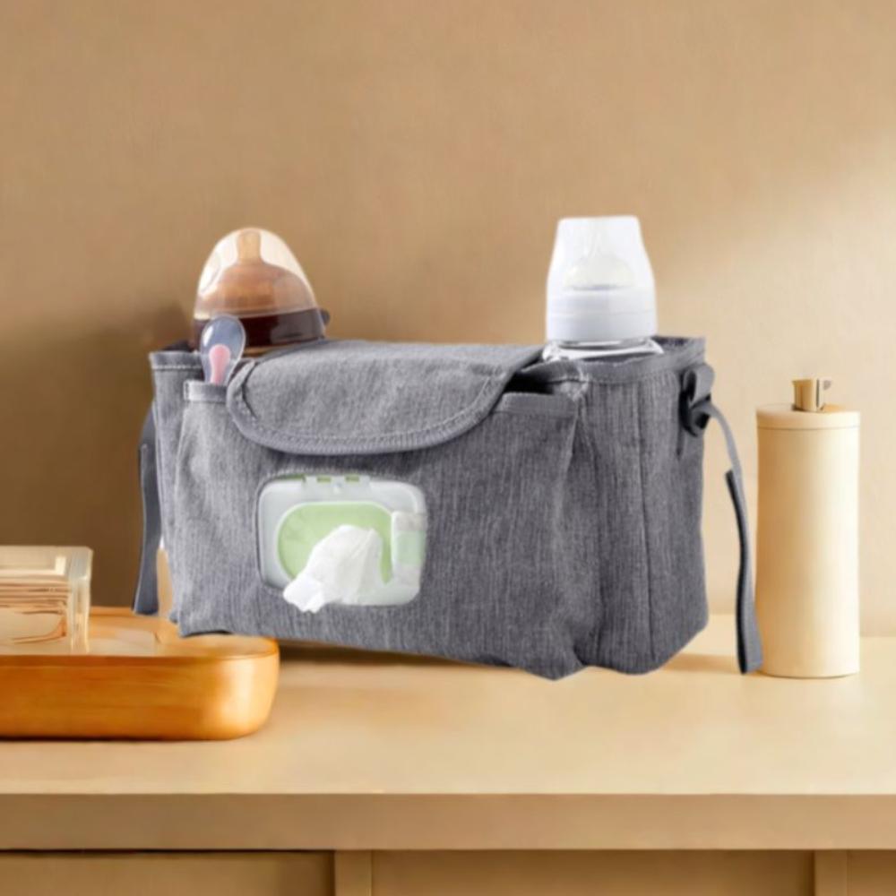 Large Capacity Baby Stroller Bag Waterproof Diaper Bag Organizer Wet Wipe Hanging Bag  Travel