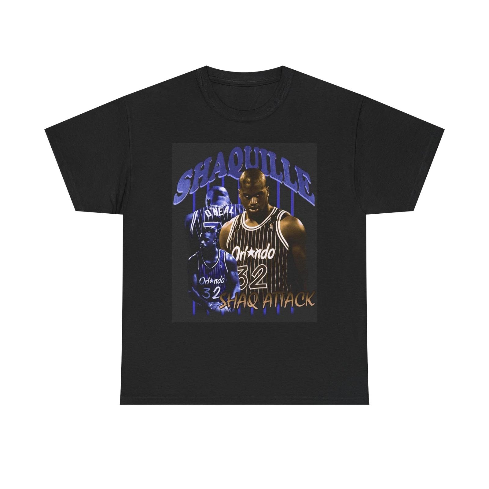 Men s and Women s T-shirts Shaq Attack Graphic XXL