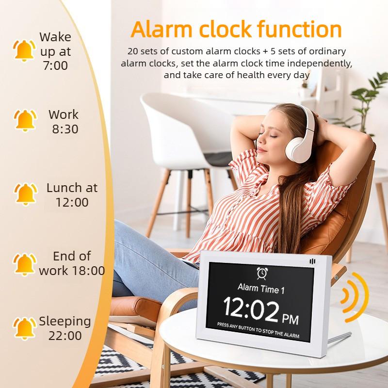 7-inch Elderly Medication Reminder Alarm Clock Digital Electronic Calendar Multi functional Desktop Clock Digital Clock